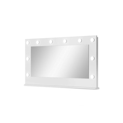 Toaletka z lustrem i oświetleniem LED 120x75 cm w stylu nowoczesnym | ADIA