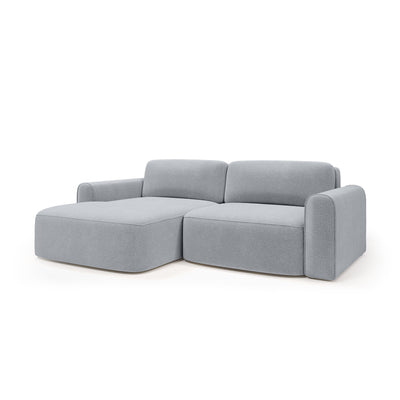 Ecksofa Saniri linksseitig in Morgennebel (CASTEL 85) – gepolstertes Ecksofa