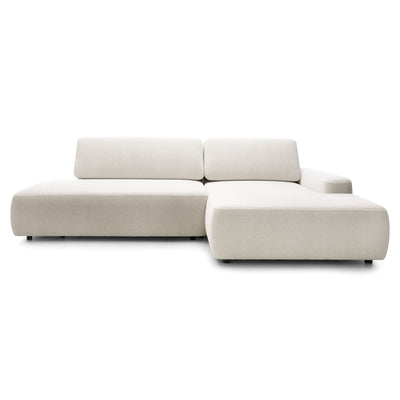 Narożnik z funkcją spania 4-osobowy 125x210 w stylu japandi | Bamby