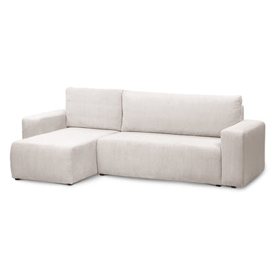 Narożnik uniwersalny z funkcją spania 3-osobowy 200x142–154 w stylu loft | Kingi