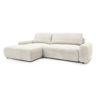 Narożnik z funkcją spania 125x200 z pojemnikiem w stylu nowoczesnym | Dori