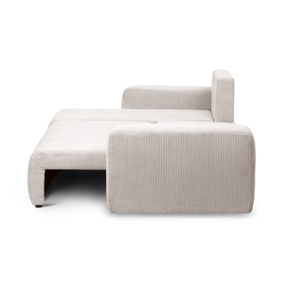 Narożnik uniwersalny z funkcją spania 3-osobowy 200x142–154 w stylu loft | Kingi