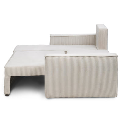 Narożnik uniwersalny z funkcją spania 3-osobowy 200x142–154 w stylu loft | Agi