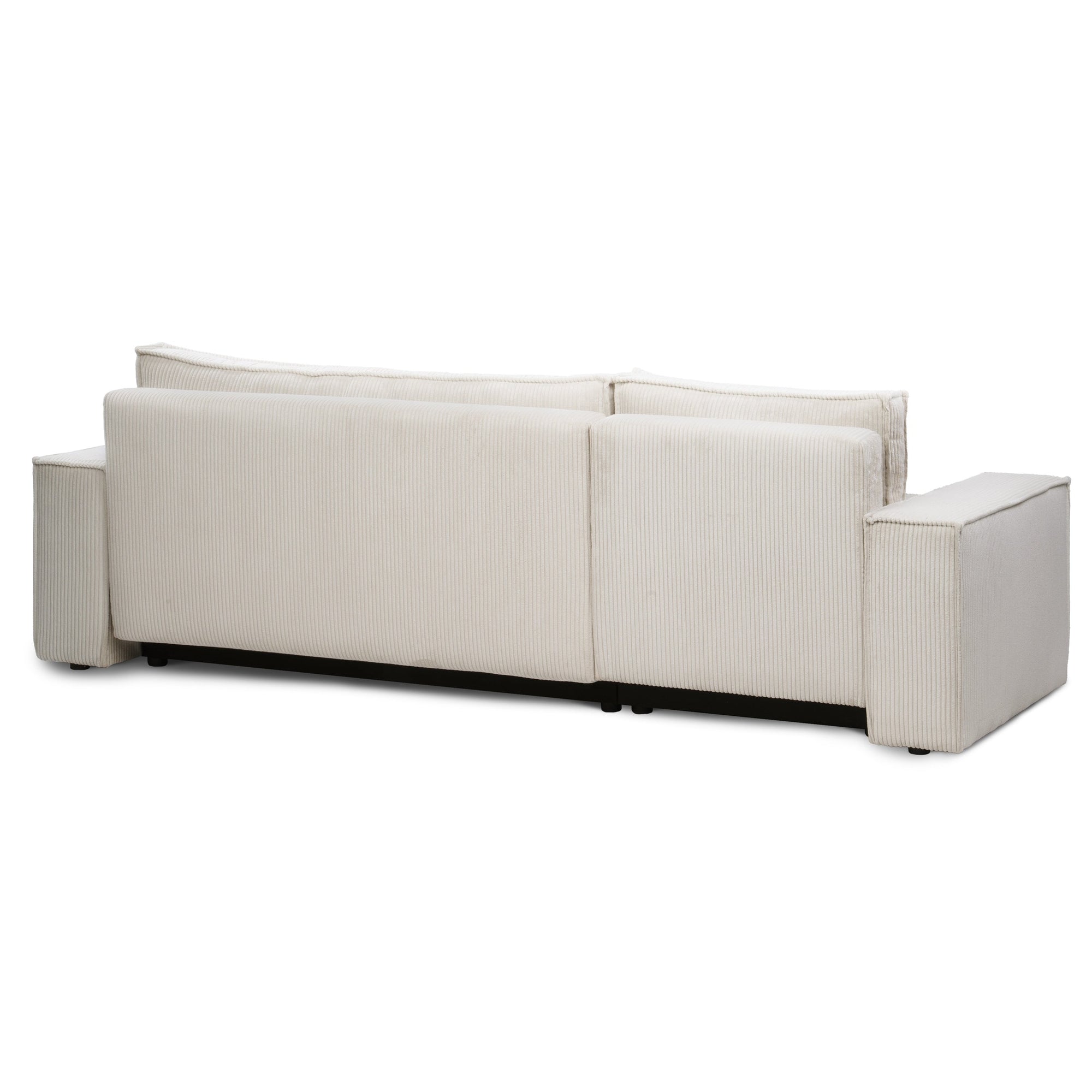 Narożnik uniwersalny z funkcją spania 3-osobowy 200x142–154 w stylu loft – tkanina POSO, pojemnik na pościel, mechanizm DL | Agi