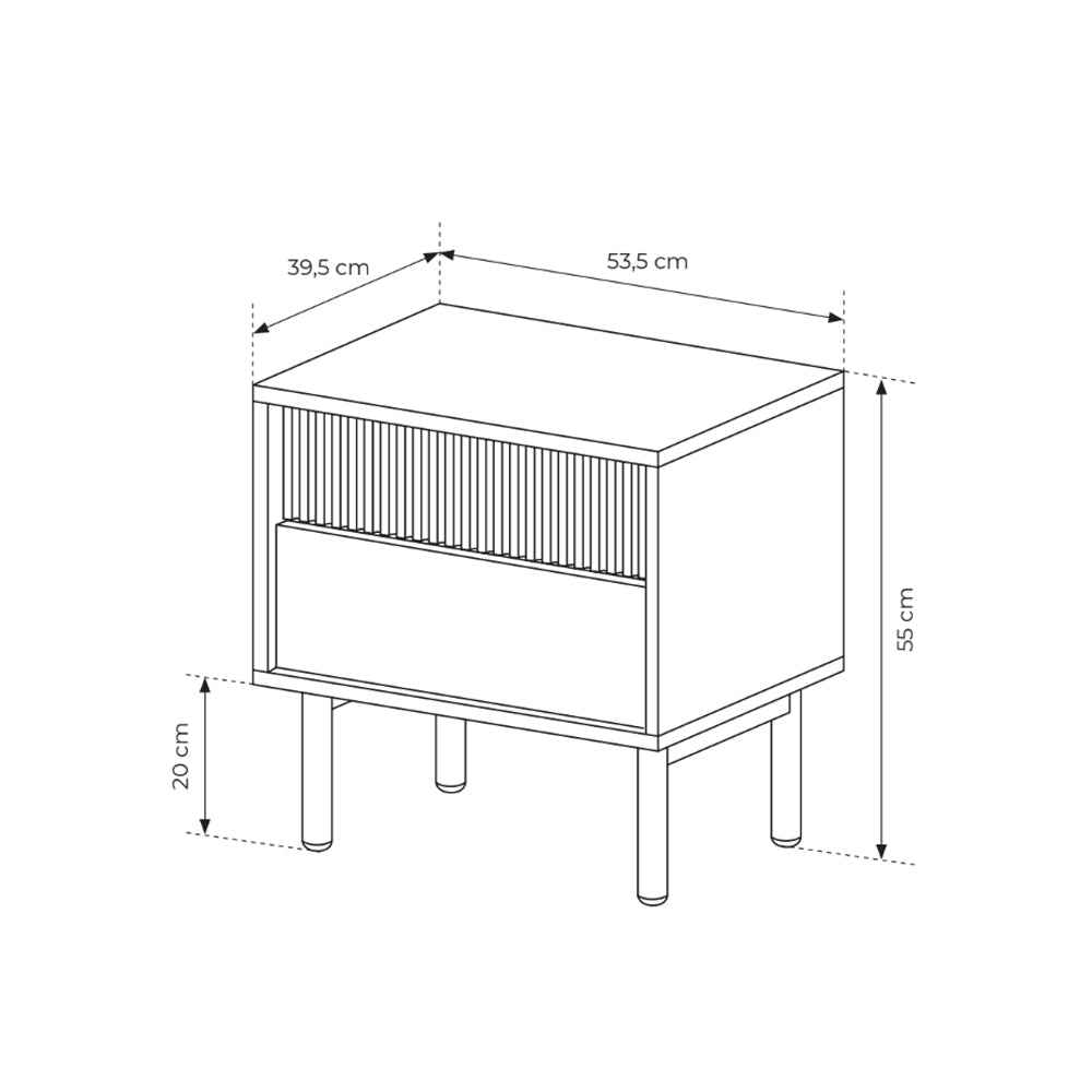 Szafka nocna Viola 54x55