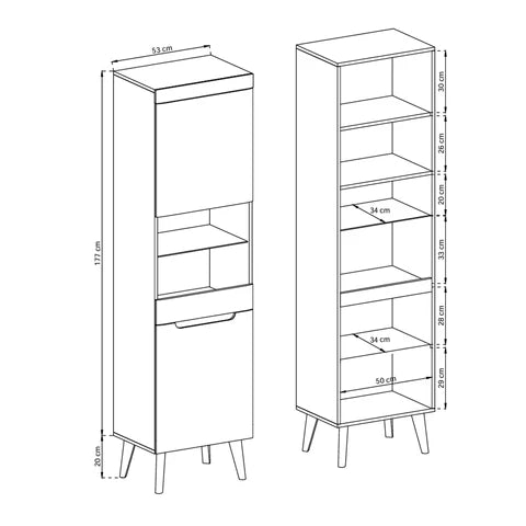Witryna Trava 53x197