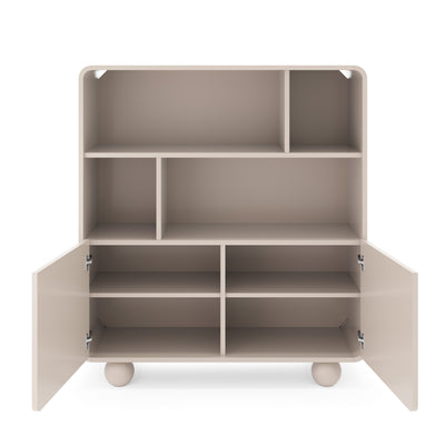 Regał 108x121 w stylu japandi | Ballo