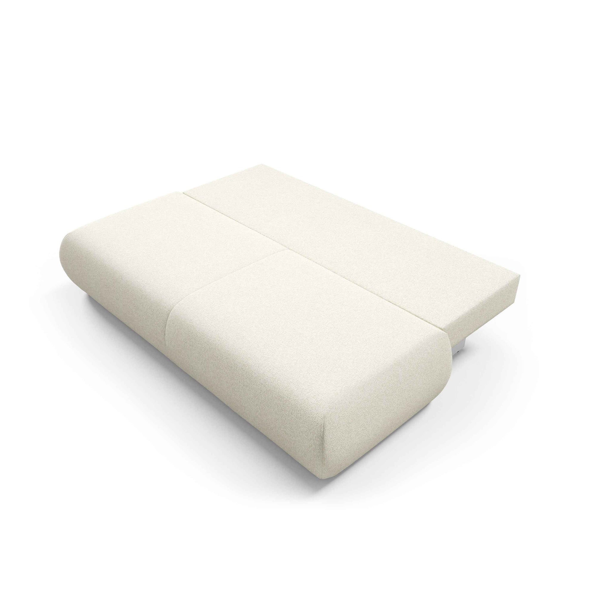Sofa z funkcją spania 140x200 z pojemnikiem w stylu nowoczesnym – mechanizm DL, regulowany podłokietnik | Puentro