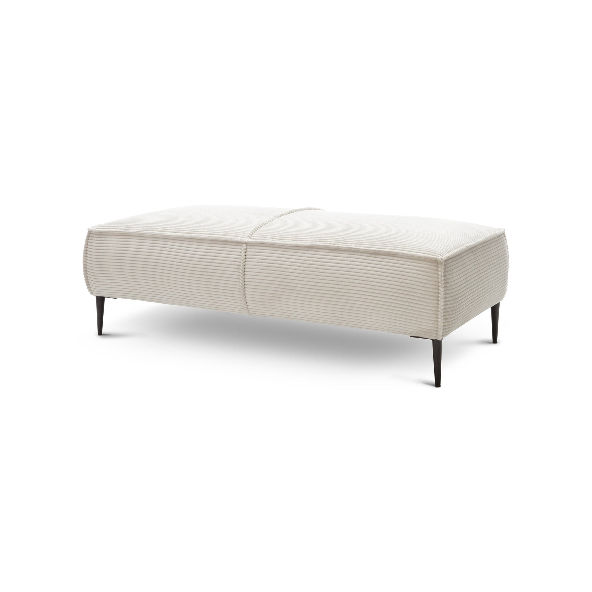 Pufa 140 cm do salonu w stylu modern – kompaktowa forma, elastyczne siedzisko | May