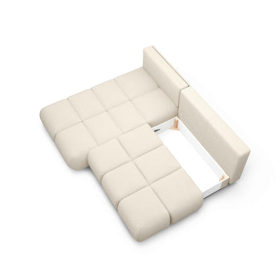 Narożnik z funkcją spania DL 230 cm w stylu nowoczesnym | Milorya
