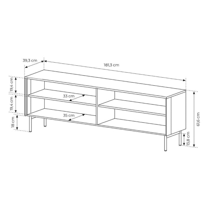 Szafka RTV Lummer 181x83