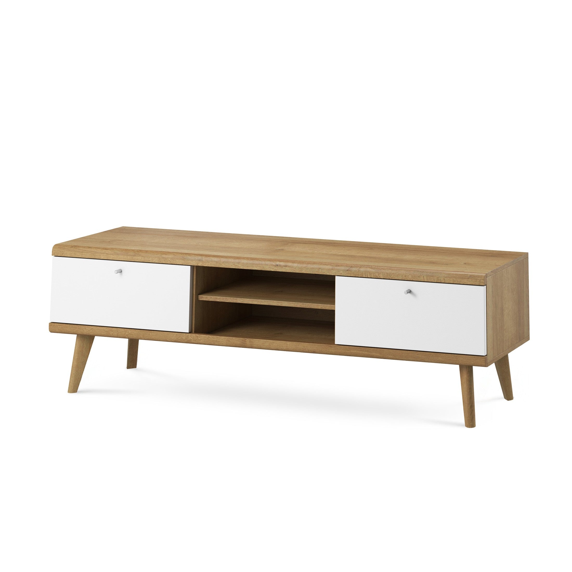 Szafka RTV 160x50 w stylu skandynawskim | Lato
