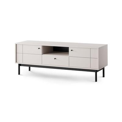 Szafka RTV 154x57 w stylu minimalistycznym | Sabi Kaszmir
