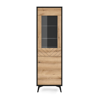 Witryna przeszklona 54x178 cm w stylu nowoczesnym | Nirwana