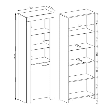 Witryna Gorky 70x197