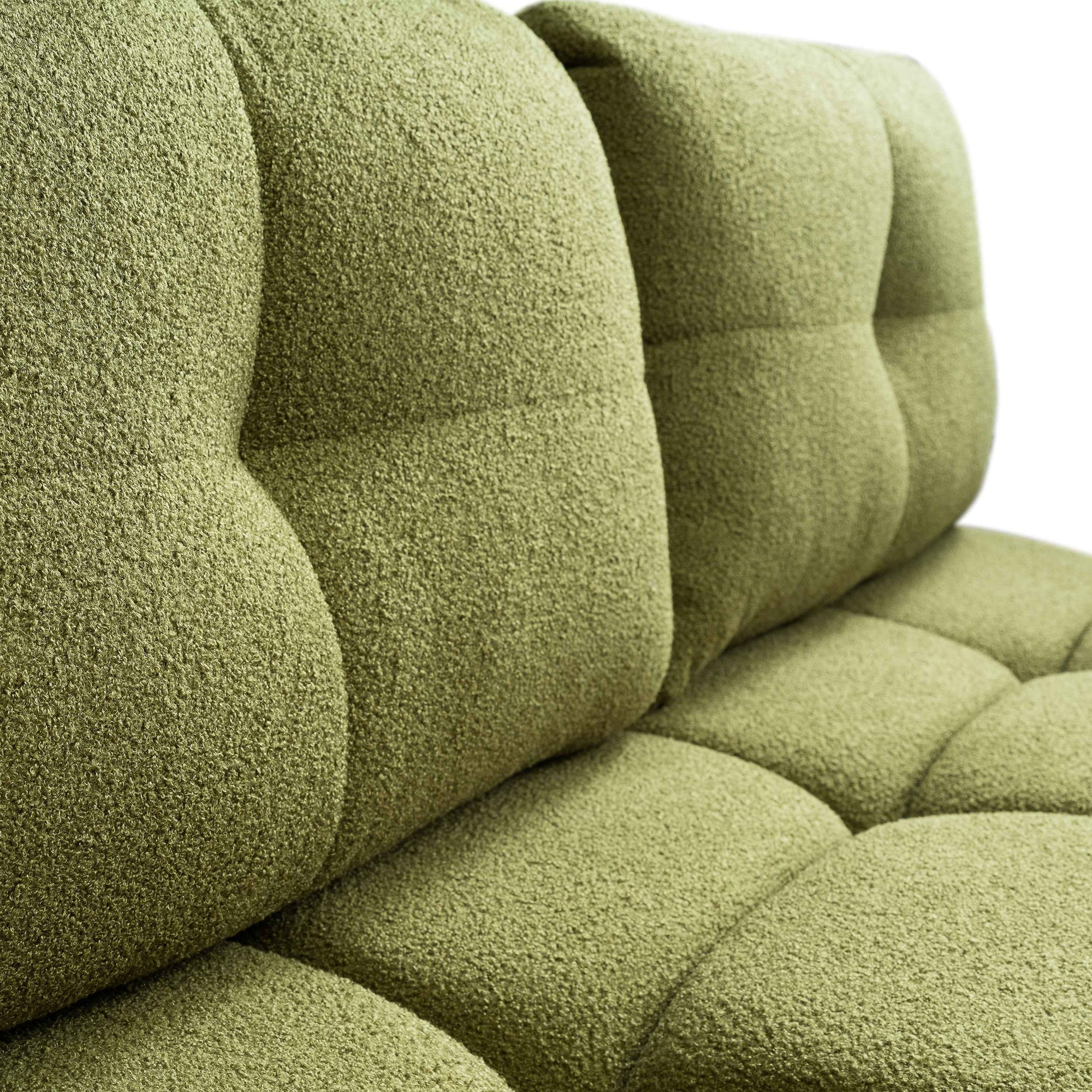 Sofa 3-osobowa z funkcją spania 142x200 w stylu miękkiego minimalizmu – z pojemnikiem, automat DL | Milorya