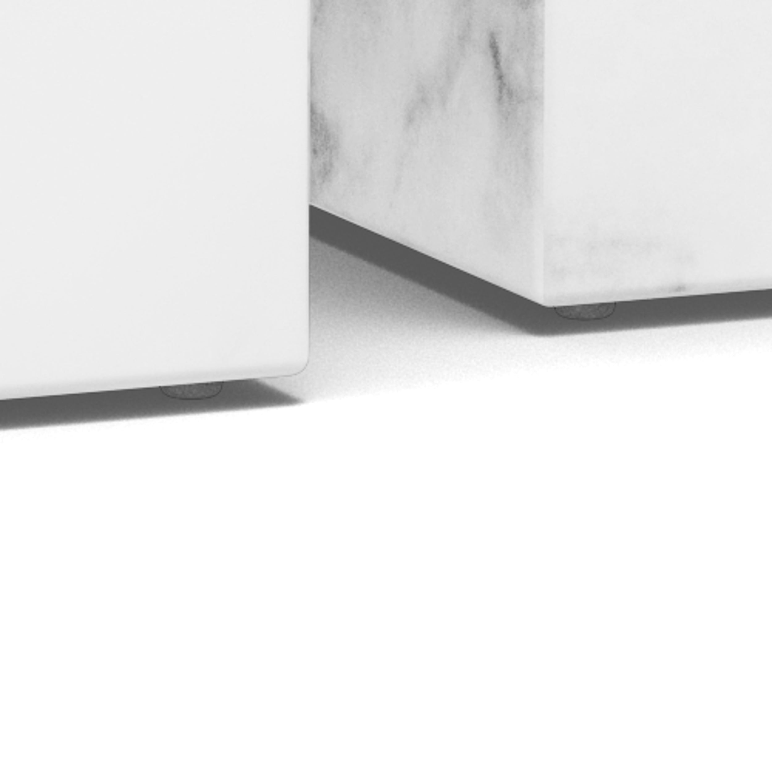 Zestaw dwóch stolików kawowych w stylu modern organic | Quadrato