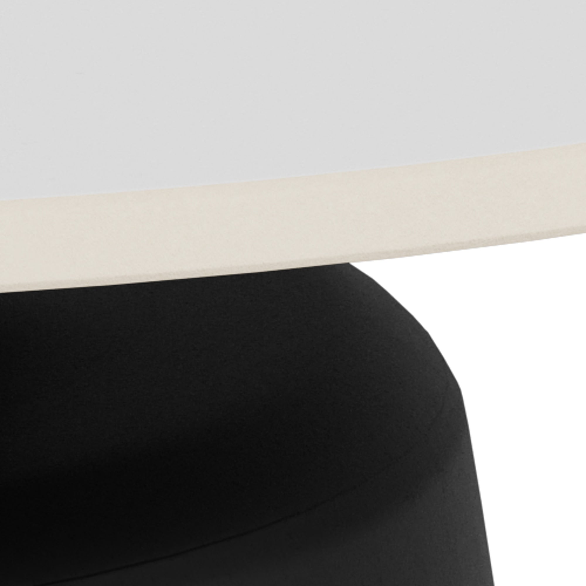 Okrągły stolik kawowy o średnicy 70 cm w stylu nowoczesnym – ceramiczny blat, kolumnowa podstawa | Fumor