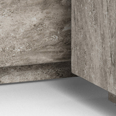 2er-Set Couchtische in Steinoptik im modernen Stil | Segmento