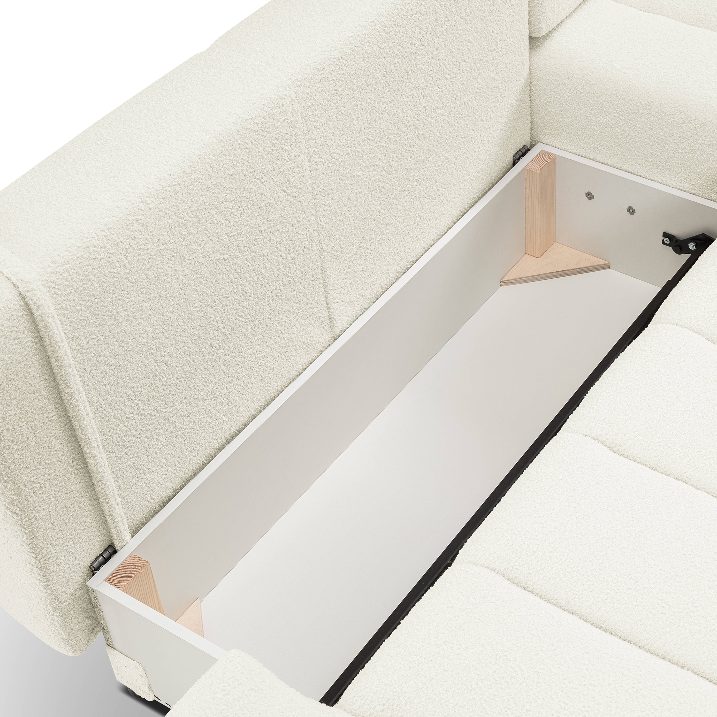 Narożnik z funkcją spania DL 276 cm w stylu nowoczesny | BALOA