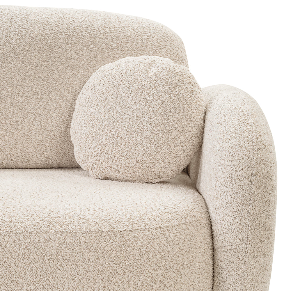 Narożnik 4-osobowy z funkcją spania w stylu minimalistycznym – Tkanina Abriamo, automat DL, tapicerowane plecy | OLEMO