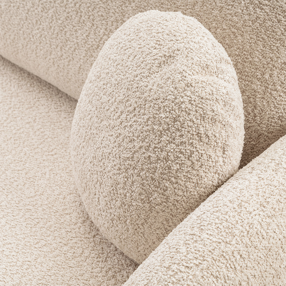 Narożnik 4-osobowy z funkcją spania w stylu minimalistycznym – Tkanina Abriamo, automat DL, tapicerowane plecy | OLEMO