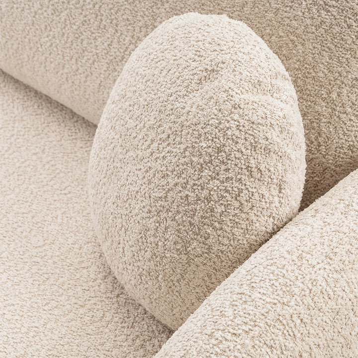 Narożnik 4-osobowy z funkcją spania w stylu minimalistycznym – Tkanina Abriamo, automat DL, tapicerowane plecy | OLEMO